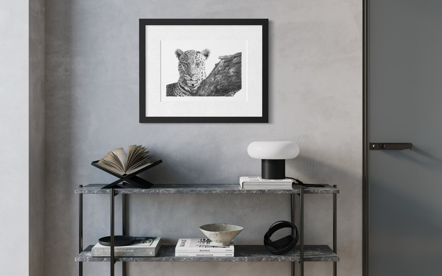 'Leopards Stare' Limited Fine Art Print