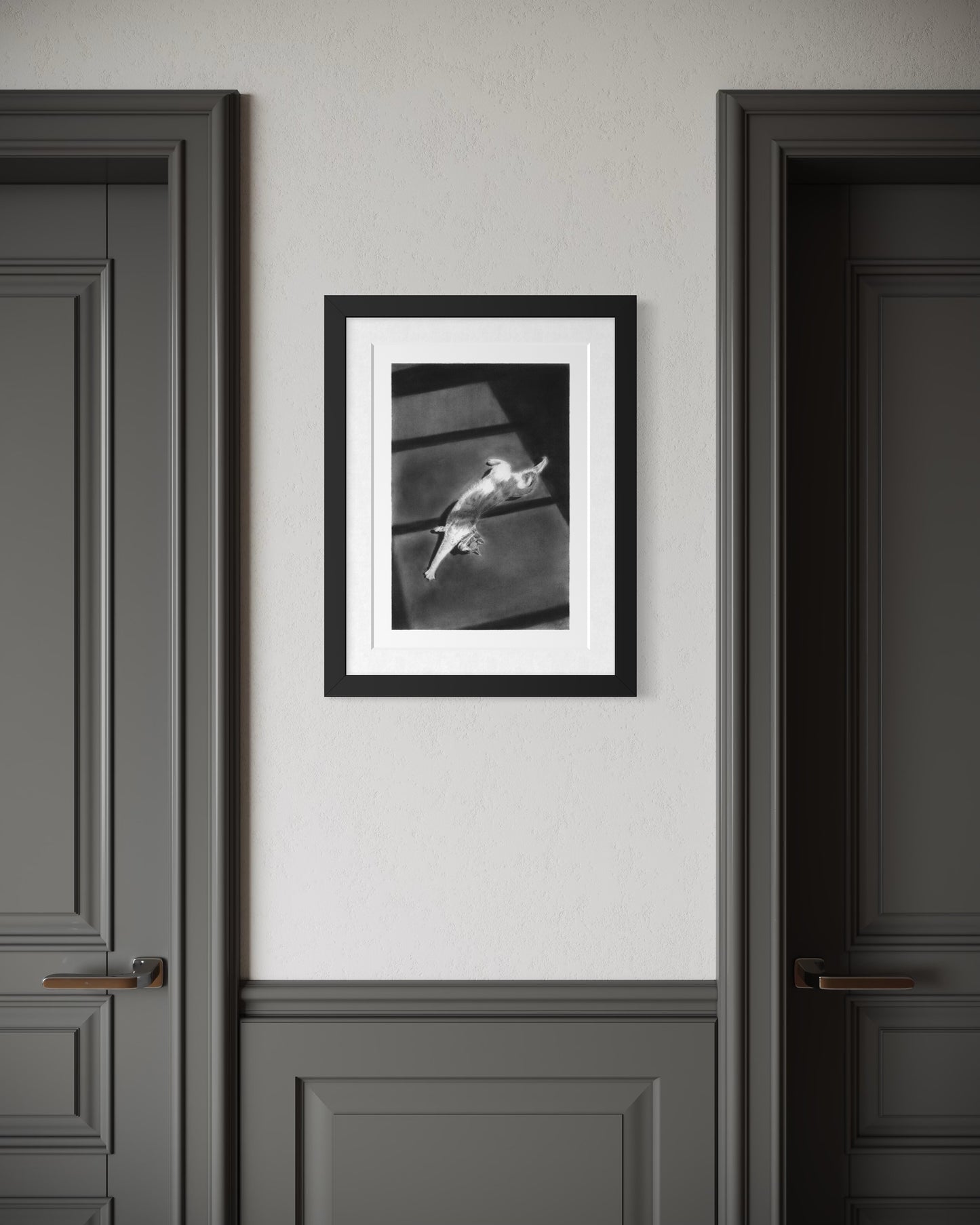 'Hallway Cat 1' Fine Art Print