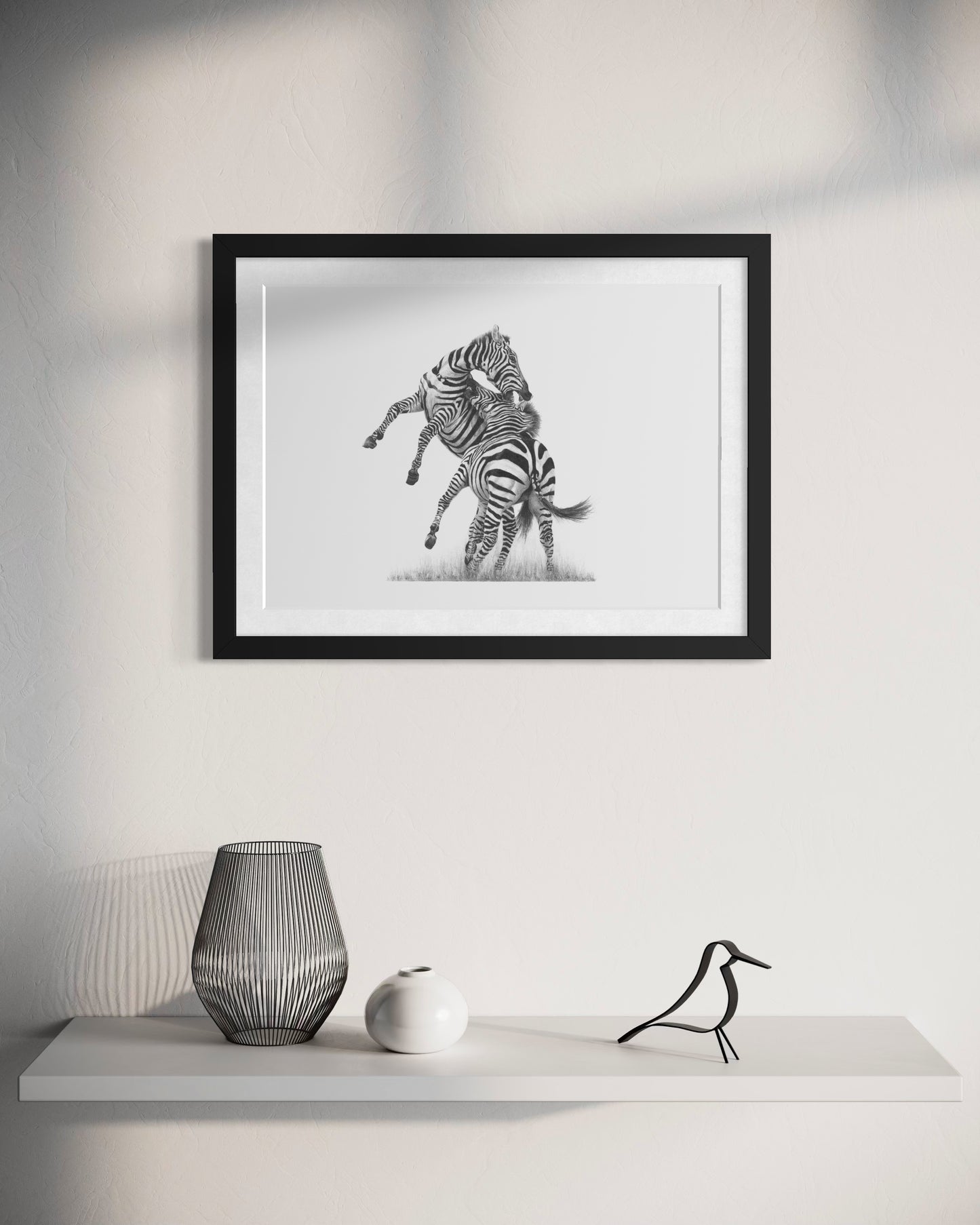 'Fighting Stallions' Limited Fine Art Print.